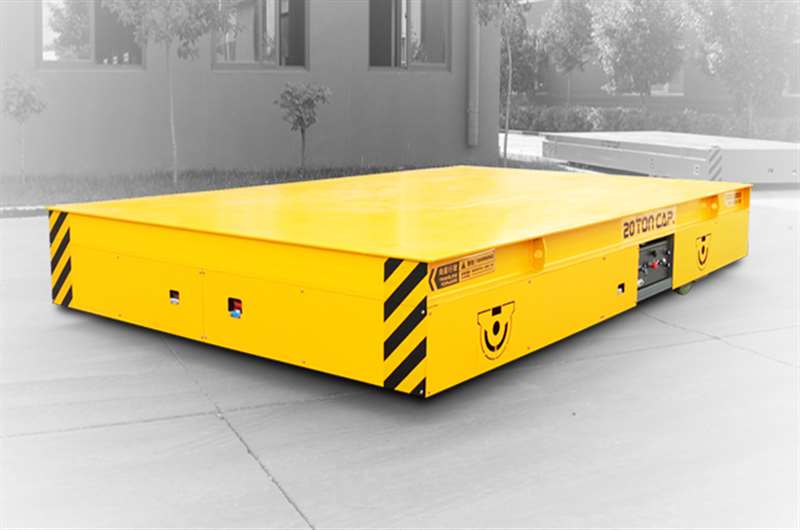 上海40噸鐵水蓄電池電動(dòng)平車交付成功