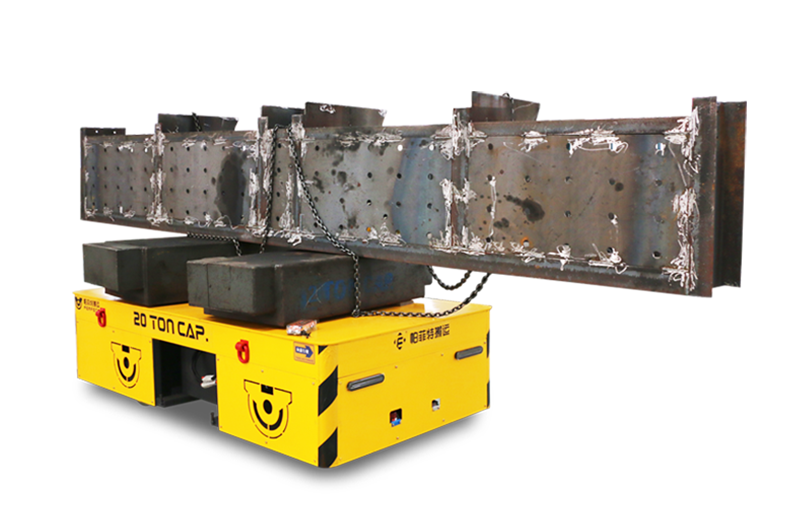 黑龍江大慶20噸無軌電動(dòng)平車順利交接